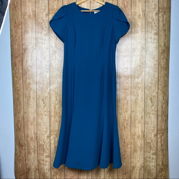 Kelvin Klein dress size 12 color green - Picture 2 of 10